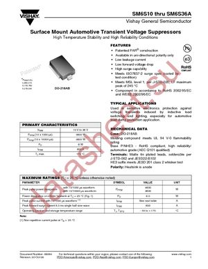 SM6S28A-E3/2D datasheet  